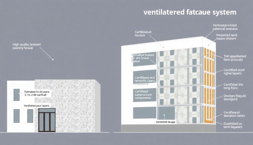 Вентилируемые фасады: принципы работы и выбор материалов - иллюстрация