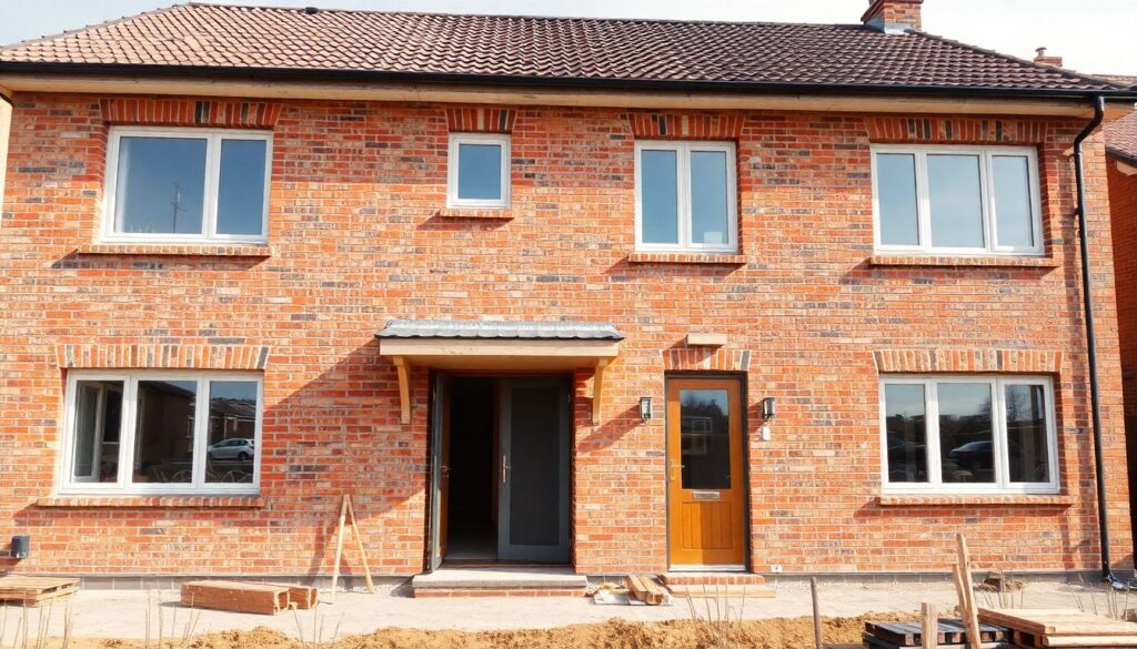 Наружная отделка кирпичного дома: стильные решения - иллюстрация