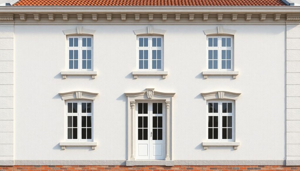 Наружная отделка кирпичного дома: стильные решения - иллюстрация