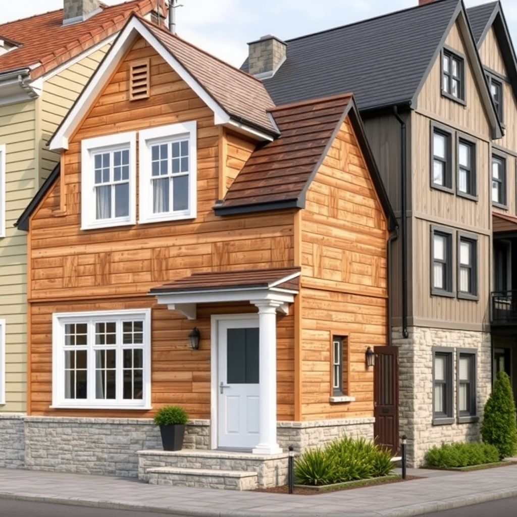 Сайдинг под дерево: эстетика, практичность и надежная отделка фасада