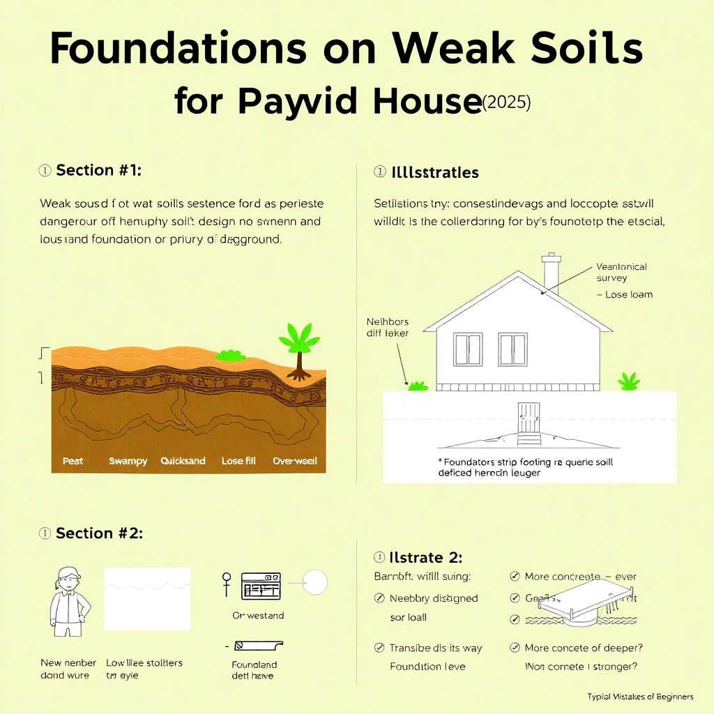 Фундамент под дом на слабых грунтах: методы усиления и практические советы