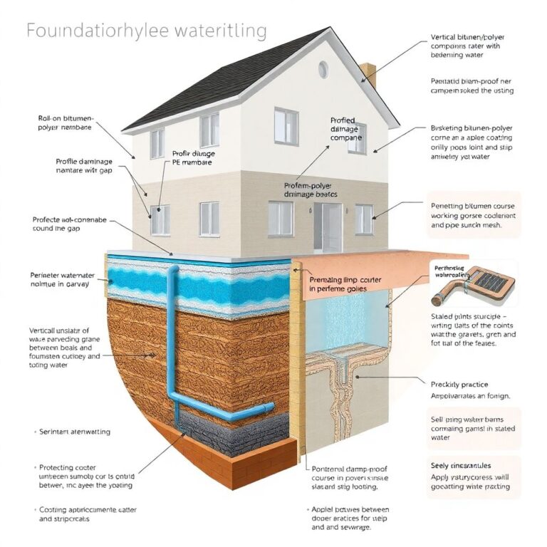 Гидроизоляция фундамента: современные материалы и эффективные технологии