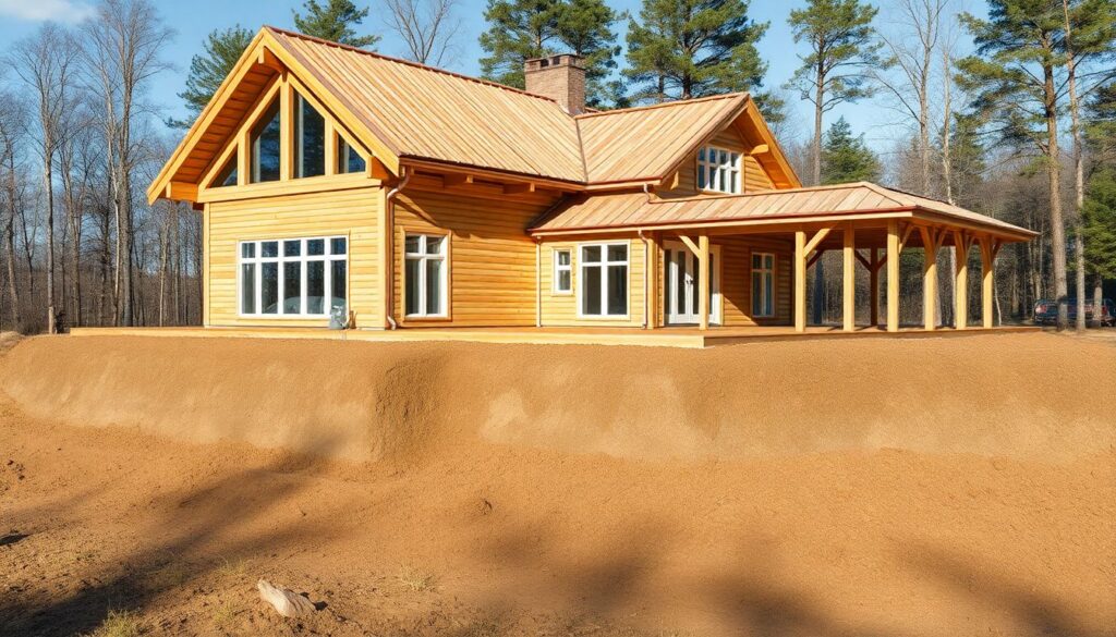 Фундамент для брусового дома: особенности и нюансы - иллюстрация