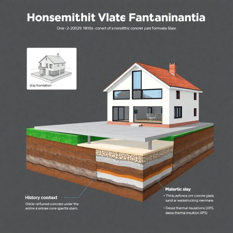 Фундамент под дом на монолитной плите: преимущества, риски и особенности выбора