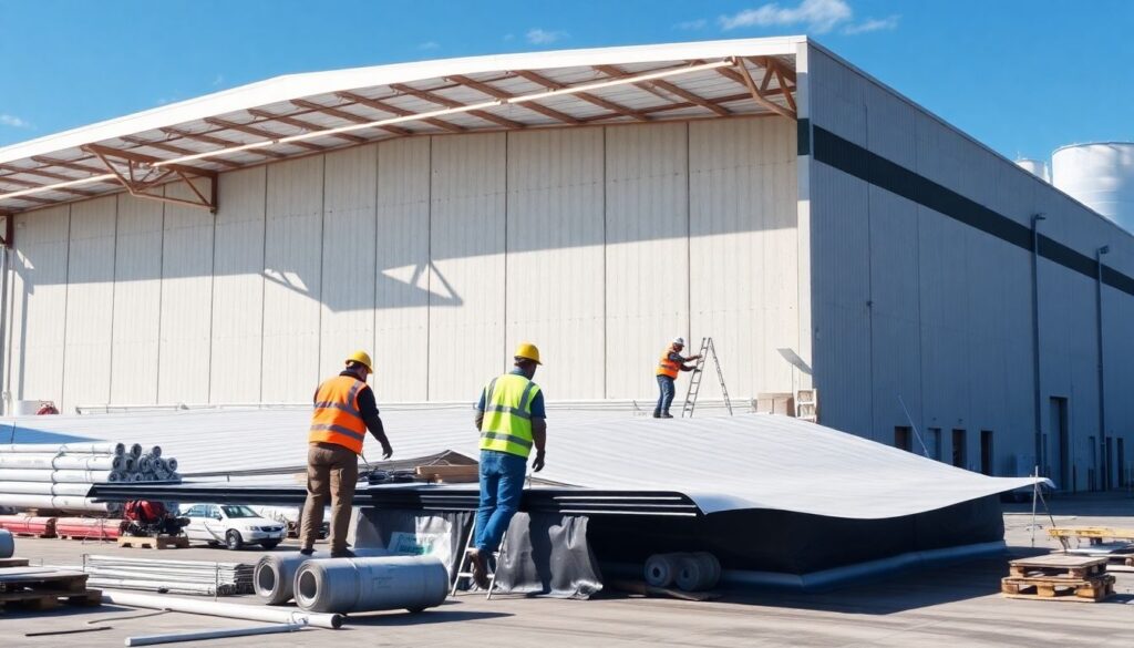 Кровельная мембрана: какой материал выбрать для плоской крыши - иллюстрация