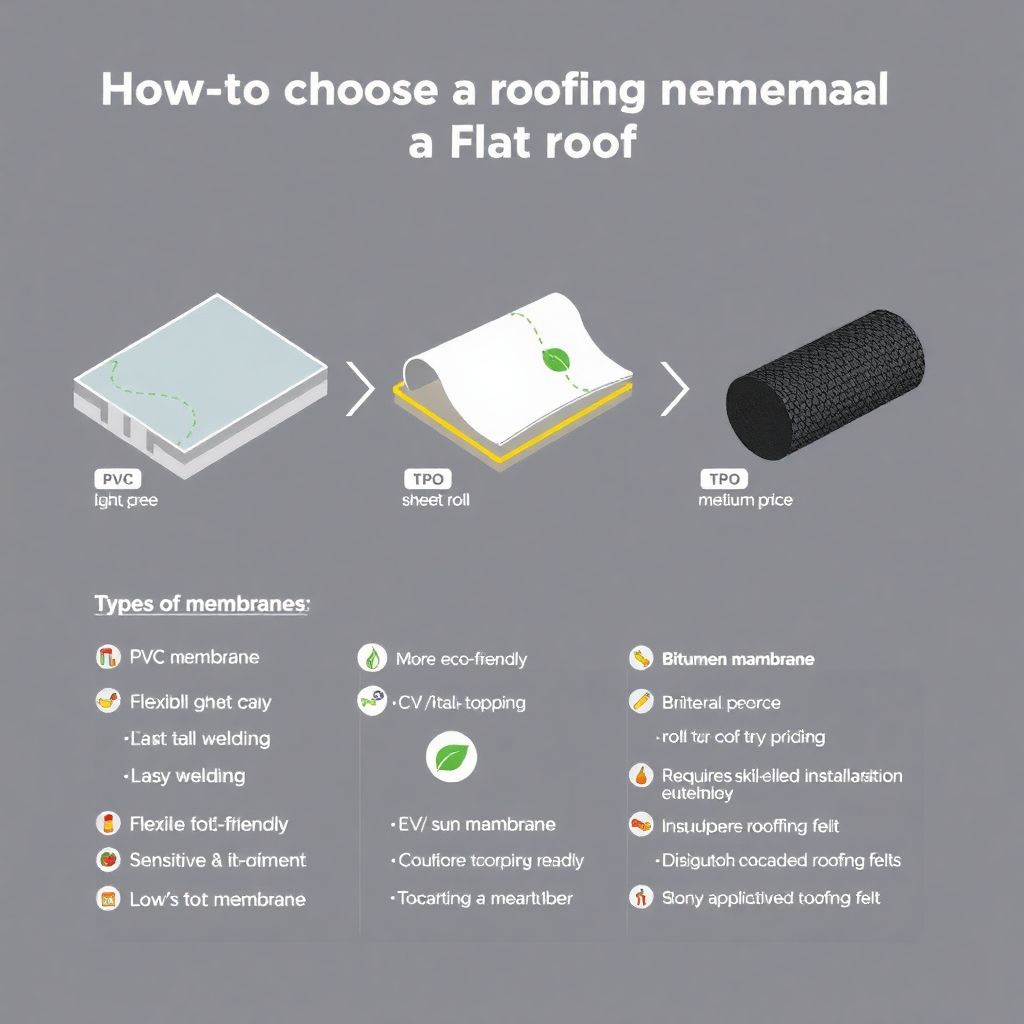Кровельная мембрана для плоской крыши: какой материал выбрать