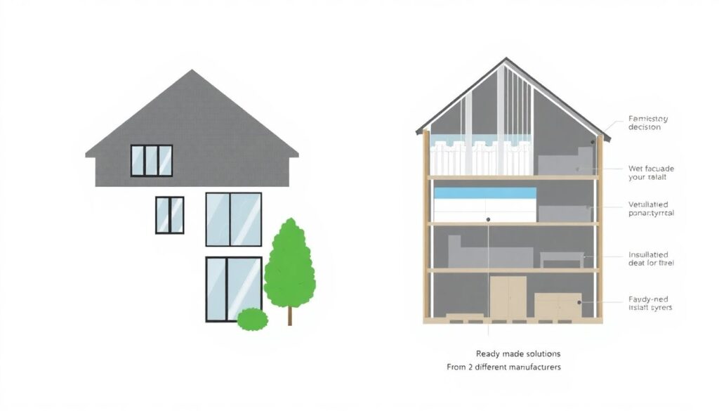Системы утепления - иллюстрация