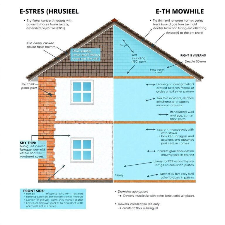 Утепление фасада пенополистиролом: как не допустить ошибок и брака работ